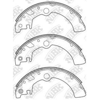 FN9944-NIBK_колодки барабанные! Suzuki Wagon R+ 1.0i/1.2i 98-00 фото