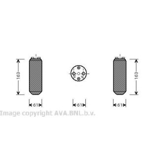 Осушитель системы кондиционирования AVA VOD104 фото