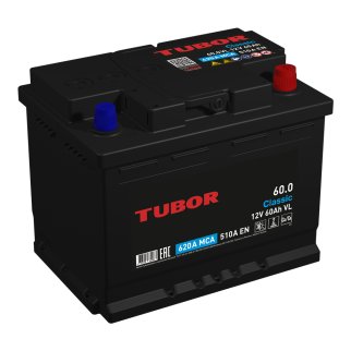 Аккумуляторная батарея TUBOR Classic 6СТ 60 обр. 242х175х190 510А фото