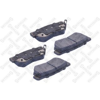 757 042B-SX_колодки дисковые задние! с антискрип. пластинами Ssangyong Musso Millennium 290 MS 01> фото