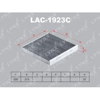 Фильтр салона LYNXauto LAC-1923C фото