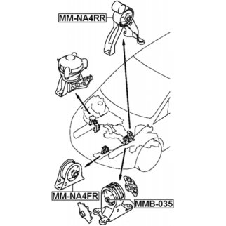 Сайлентблок FEBEST MMB-035 фото 2