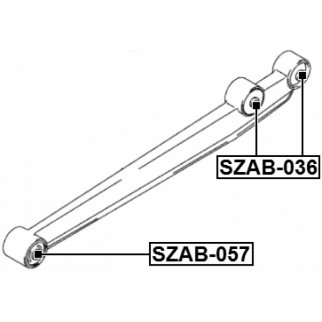 Сайлентблок задней подвески FEBEST SZAB-057 фото 2 Сайлентблок задней подвески FEBEST SZAB-057 фото 2