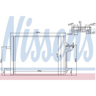 Радиатор кондиционера Nissens 940183 фото