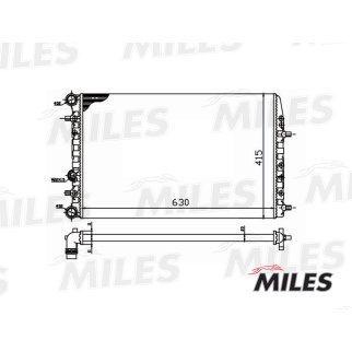 Радиатор основной MILES ACRM042 фото