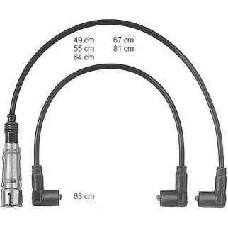 Провода высоковольтные AD VW 5cyl BERU ZEF612 фото