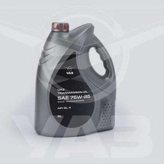Масло трансмиссионное ТМ4 GL-4 75W85 синт.5л UAZ (для КПП и РК DYMOS ) упаковка (ОАО УАЗ) фото