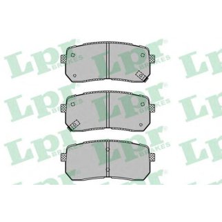 Колодки тормозные задние дисковые к-кт Lpr 05P1450 фото