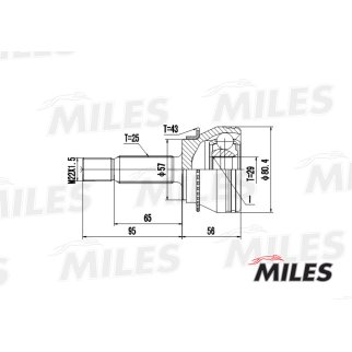 ШРУС MITSUBISHI OUTLANDER 2.0-2.4 03-08 нар. +ABS фото 3