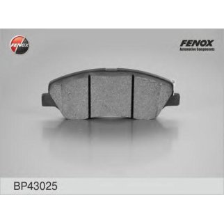 Колодки тормозные передние к-кт Fenox BP43025 фото