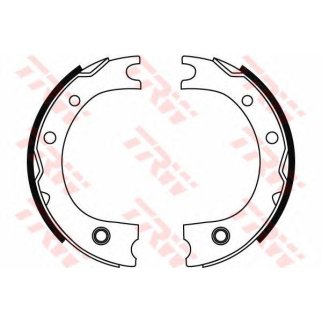 Колодки ручного тормоза к-кт TRW GS8716 фото