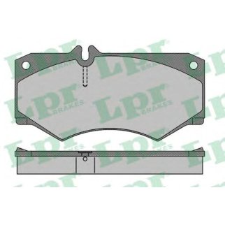 Колодки тормозные передние к-кт Lpr 05P408 фото