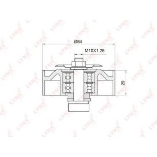 Ролик-натяжитель LYNXauto PB-5020 фото