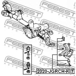 Опора шаровая FEBEST 2020-JGRCH-KIT фото