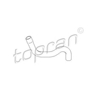 Патрубок радиатора topran 721830586 фото