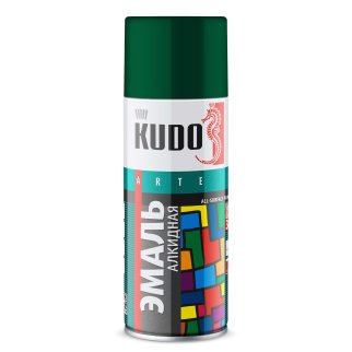 Эмаль универсальная глубоко зеленая мл KUDO KU-10085 фото