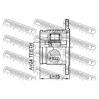 ШРУС внутренний FEBEST 0711-GVJBLH фото