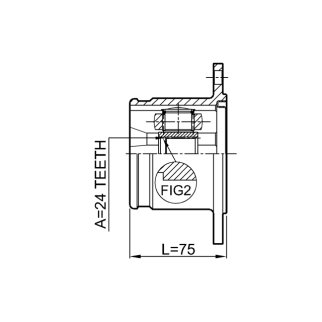 ШРУС внутренний FEBEST 0711-GVJBLH фото 2