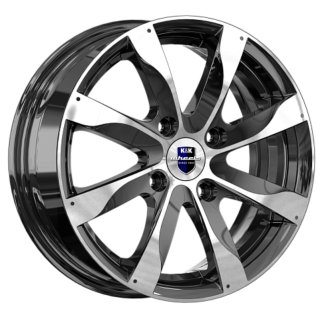 Диск колесный КиК Джемини-оригинал (КС617) 6R15 4*100 ET40 d60,1 Алмаз черный [r64737] фото