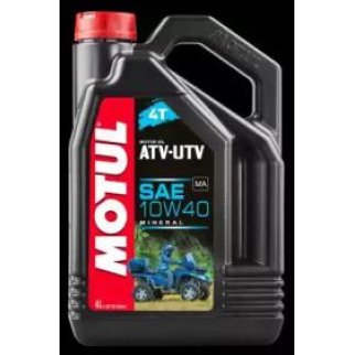 Масло моторное для квадроциклов 10W40 MOTUL 4л минеральное ATV-UTV 4T фото