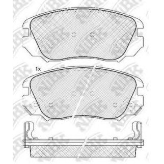 Колодки тормозные передние к-кт NiBK PN0839 фото