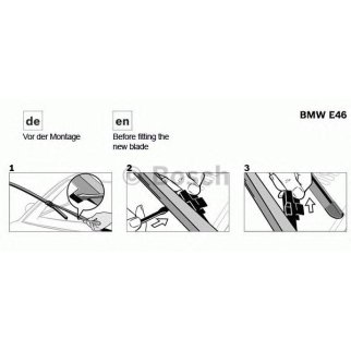 Щетки стеклоочистителей к-кт BOSCH 3 397 118 909 фото