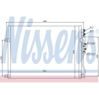 Радиатор кондиционера (конденсер) Nissens 94931 фото