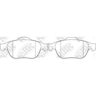 Колодки тормозные передние к-кт NiBK PN0204 фото
