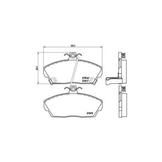 Колодки торм.пер. фото