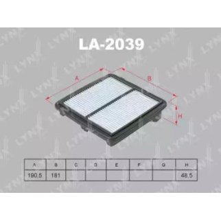 Фильтр воздушный LYNXauto LA2039 фото
