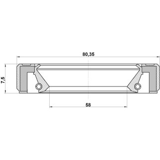 Сальник привода FEBEST 95GBY-60800808L фото 2