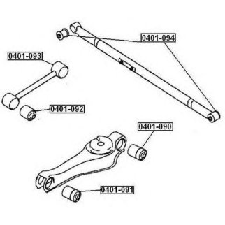 Сайлентблок ASVA 0401-094 фото