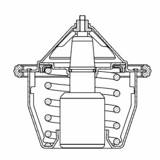 Термостат для а/м Subaru Forester (02-)/Forester (08-)/Legacy (94-) (78 С) (термоэл.) (LT 2201) фото 4