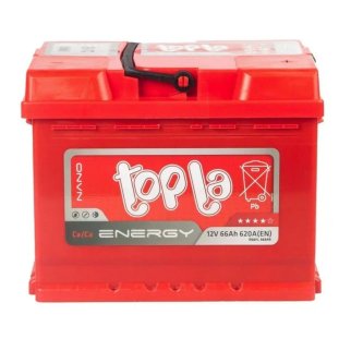 Аккумулятор TOPLA Energy 66 А/ч обратный R+ 242x175x190 L2 EN 620 А фото