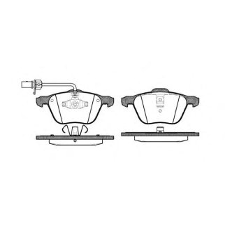 Колодки тормозные REMSA _083602 фото