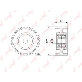 Ролик ГРМ LYNXauto PB3042 фото