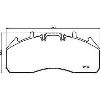 Колодки тормозные передние к-кт TEXTAR 2917401 фото