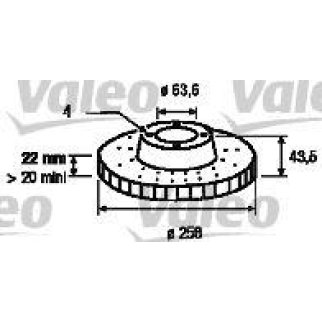 Диск торм.FORD FOCUS (258x22) вентилируемые фото