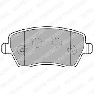 Колодки тормозные DELPHI LP1865 фото