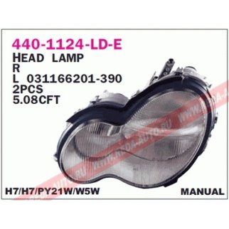 Фара основная R MB DEPO 440-1124R-LD-E фото