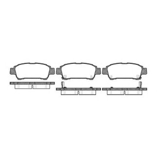 Колодки тормозные REMSA _082002 фото