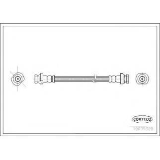 Шланг тормозной NISSAN: ALMERA II 1.8 00- фото