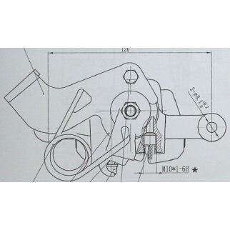 Суппорт тормозной задний TRIALLI CF 084764 фото 1