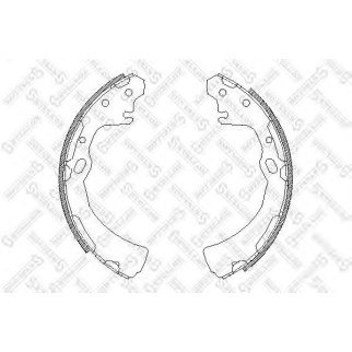 395 100-SX_=4384.00=510SBS=K1174-01=FSB282 !колодки барабанные Nissan Terrano 2.4i/3.0i/2.7D 87-93 фото