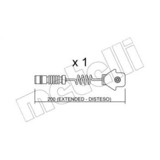 Датчик износа колодок METELLI _SU.012 фото