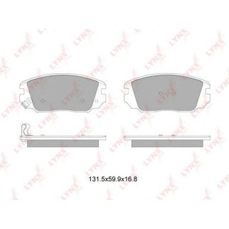 Колодки тормозные передние к-кт LYNXauto BD-3629 фото