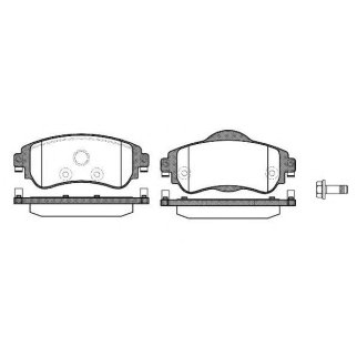 Колодки Citroen C4/DS4 1.4-1.6i/1.6-2.0HDi 09> передние к-кт Remsa фото