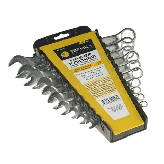 Набор ключей комбинированных 10пр холдер PRO ЭВРИКА фото