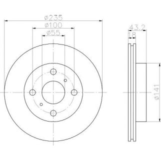Диск тормозной TEXTAR 921036 03 фото
