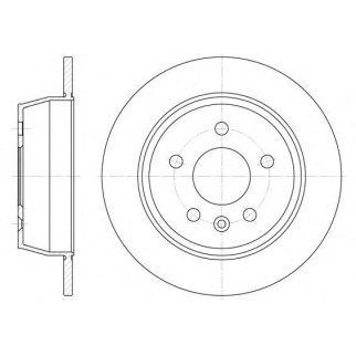 6471.00_диск торм. зад. ! MB Vito all 95> фото